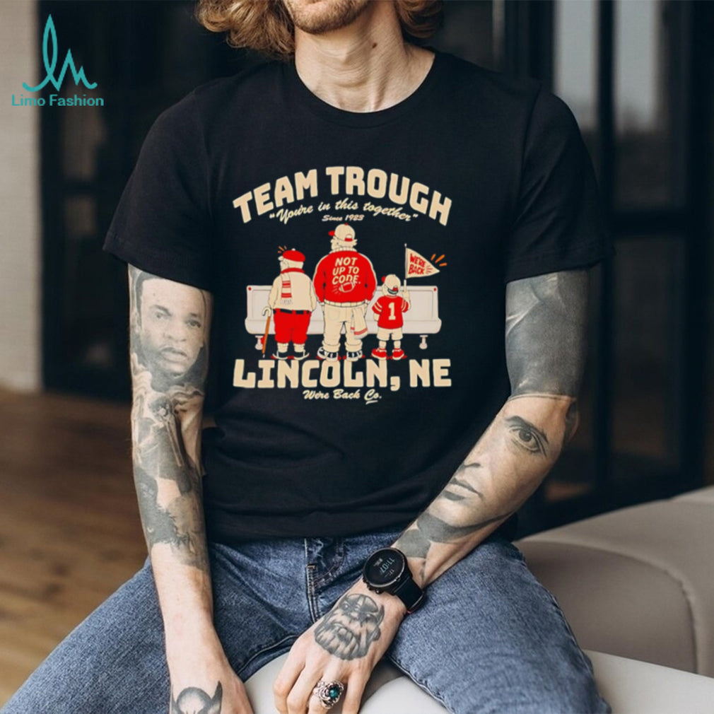 Team Trough Lincoln NE Football Vintage Fan Club T Shirt