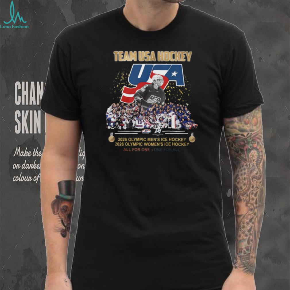 Team USA Hockey 2026 Olympic Champions Men’s & Women’s Gold Medal T Shirt