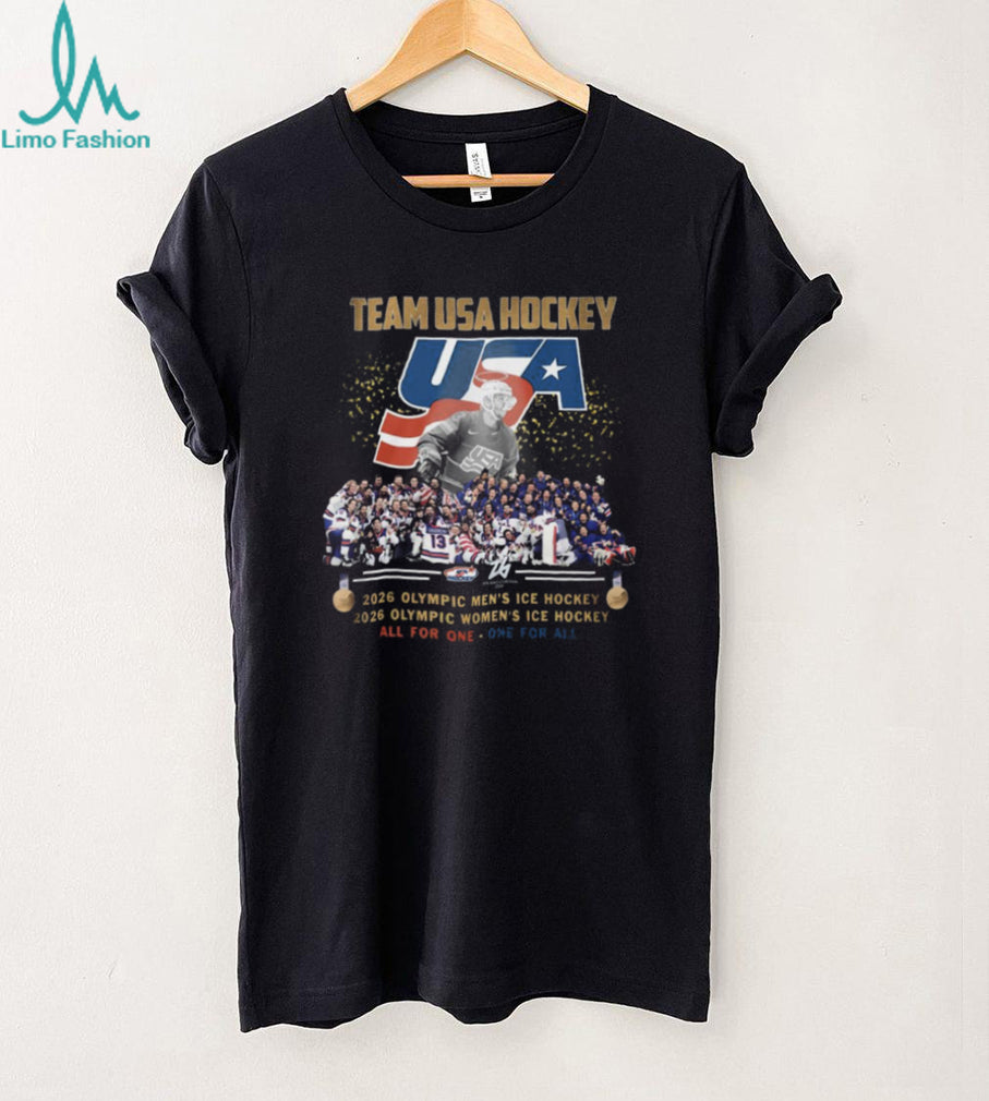 Team USA Hockey 2026 Olympic Men’s and Women’s Champions Commemorative T Shirt