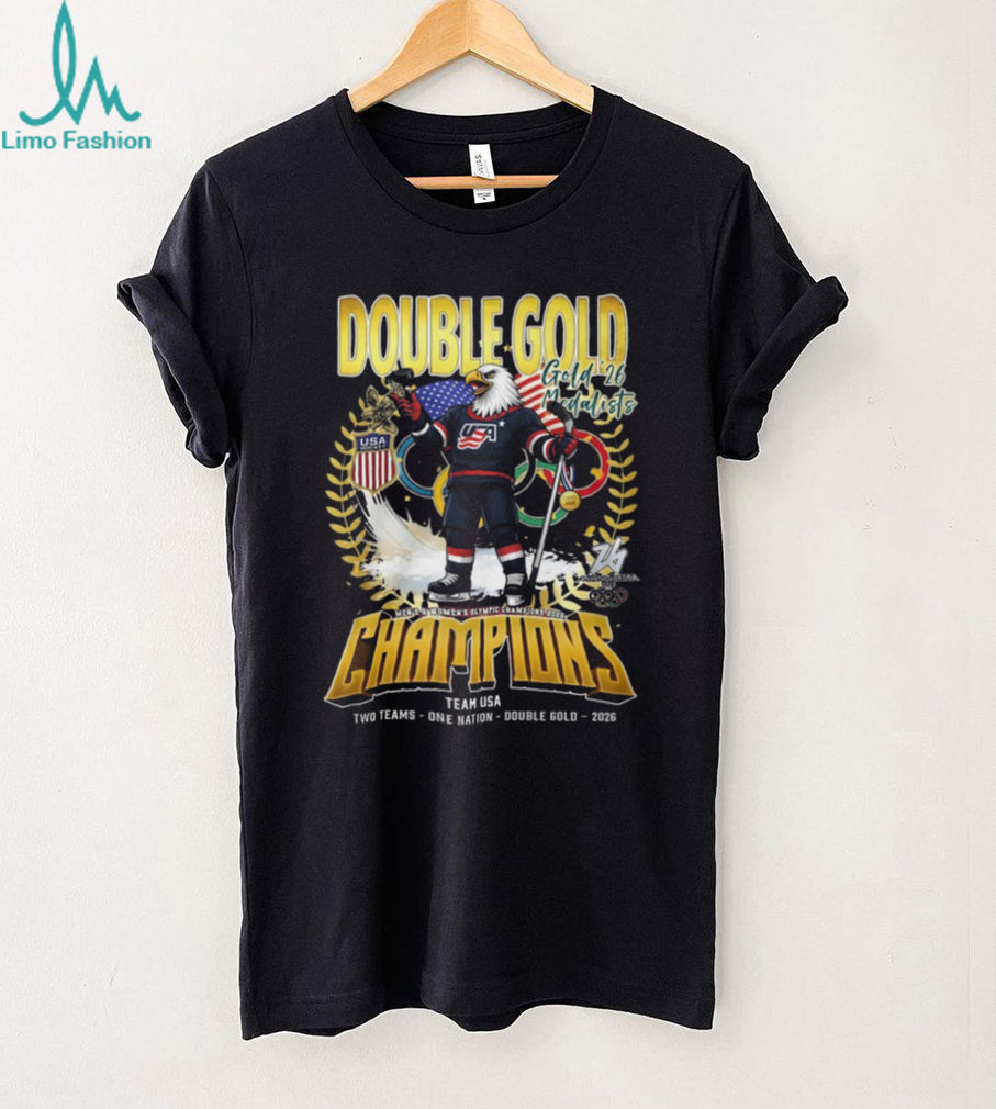 Team USA Olympic Hockey Double Gold Champions 2026 T Shirt