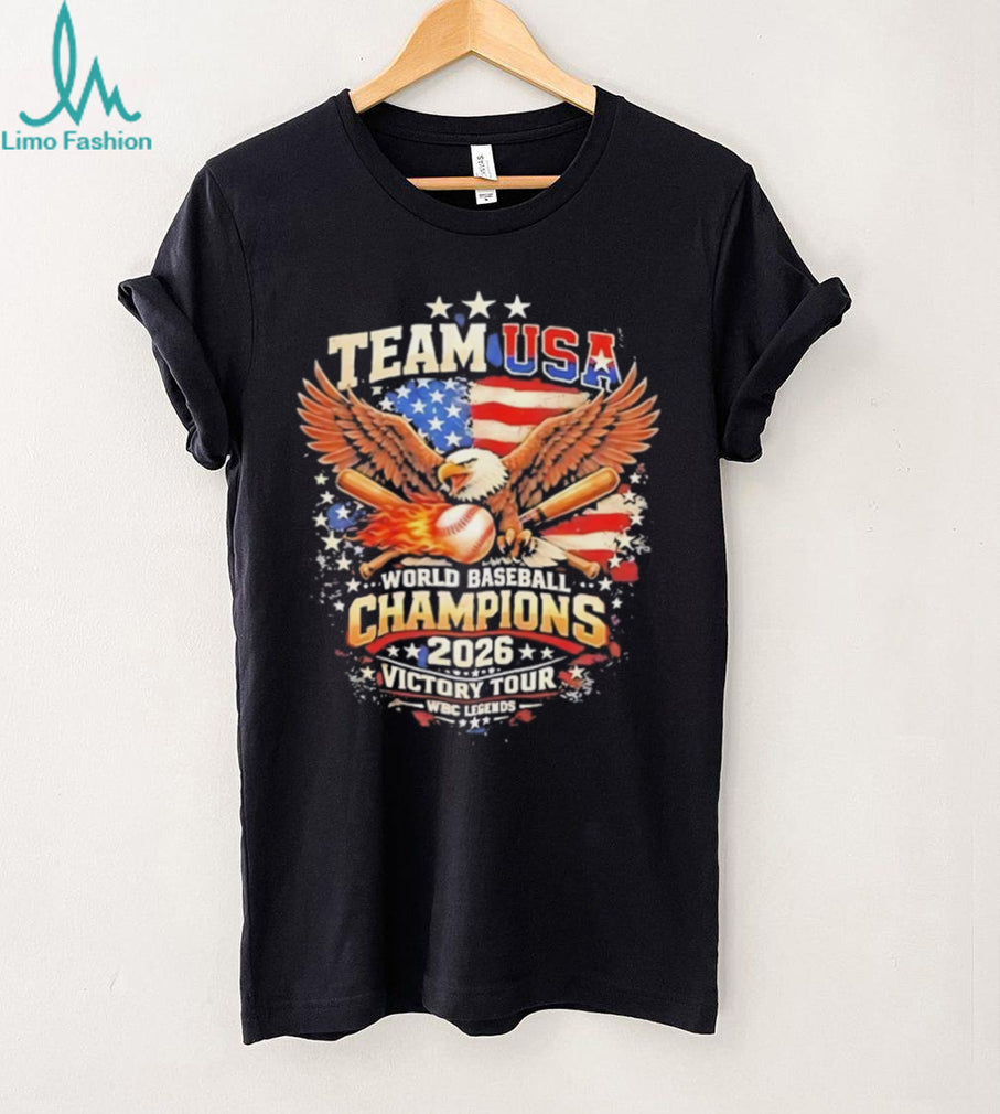 Team USA World Baseball Champions 2026 Victory Tour Eagle T Shirt