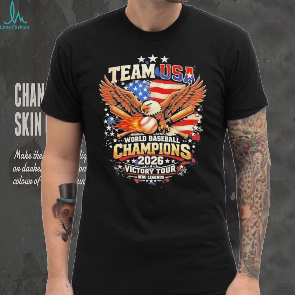 Team USA World Baseball Champions 2026 Victory Tour Eagle T Shirt