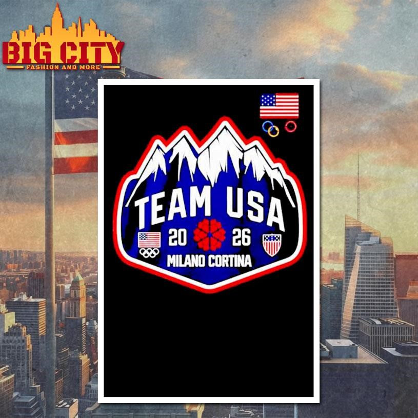 Team Usa Milano Cortina 2026 Logo Shirt