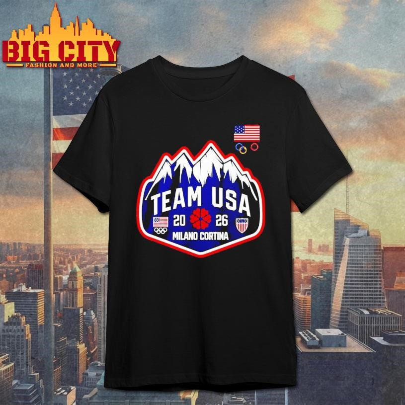 Team Usa Milano Cortina 2026 Logo Shirt