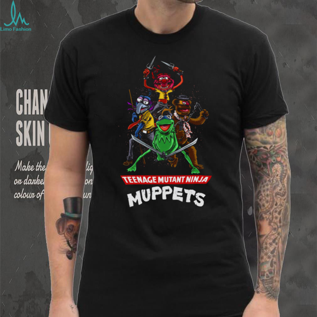 Teenage Mutant Ninja Muppets Character Costume Graphic T Shirt