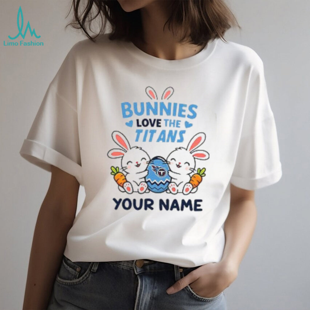 Tennessee Titans Custom Name Easter Plush T Shirt