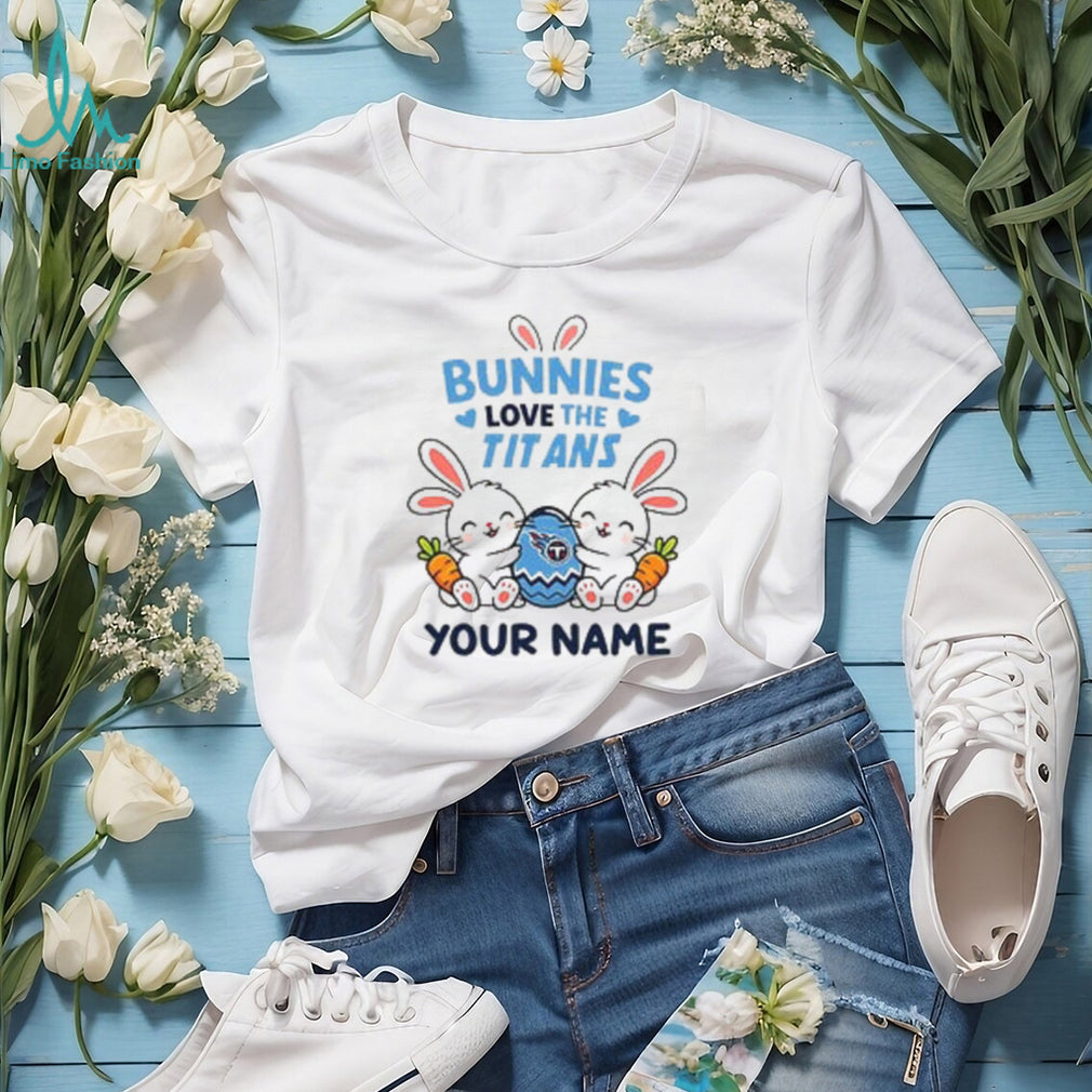Tennessee Titans Custom Name Easter Plush T Shirt