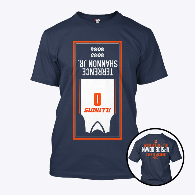 Terrence Shannon Jr Upside-Down Banner Shirt