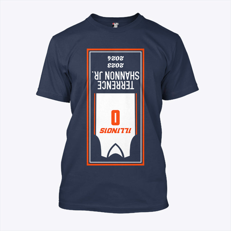 Terrence Shannon Jr Upside-Down Banner Shirt
