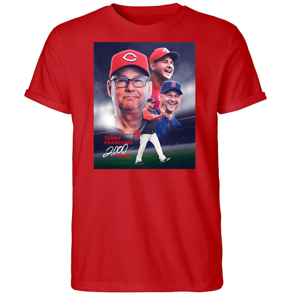 Terry Francona 2000 Career Wins T-shirt