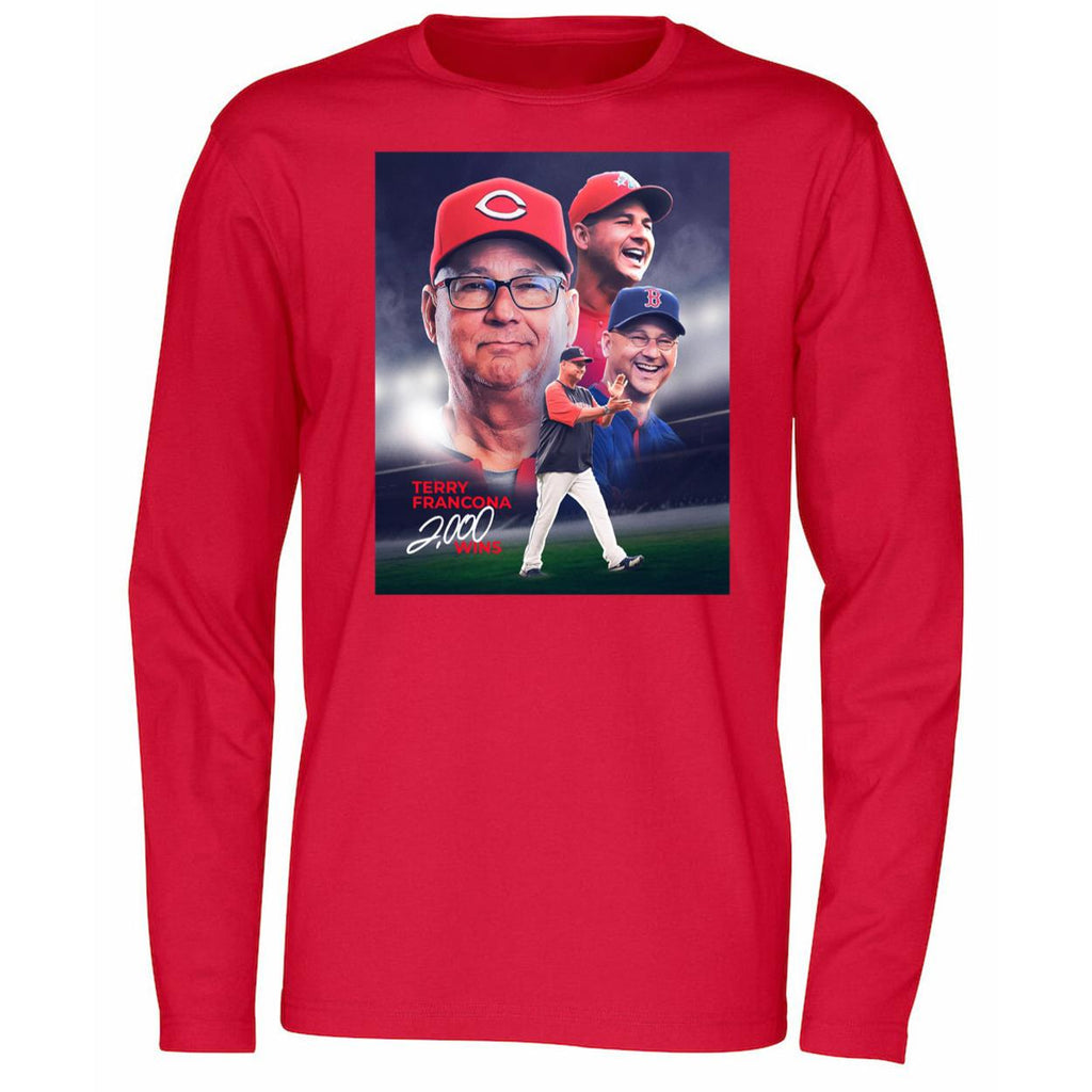 Terry Francona 2000 Career Wins T-shirt