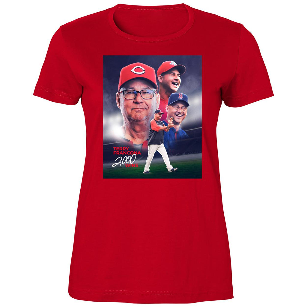 Terry Francona 2000 Career Wins T-shirt
