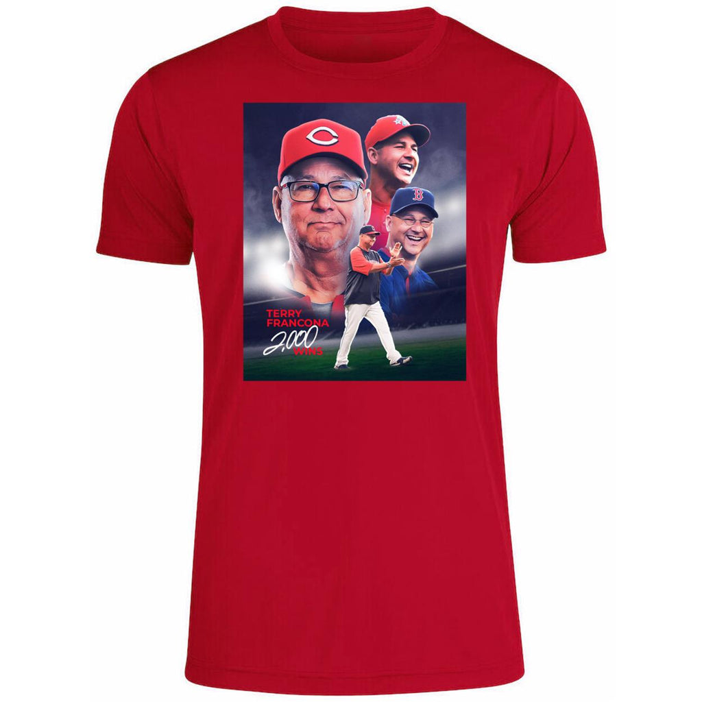 Terry Francona 2000 Career Wins T-shirt