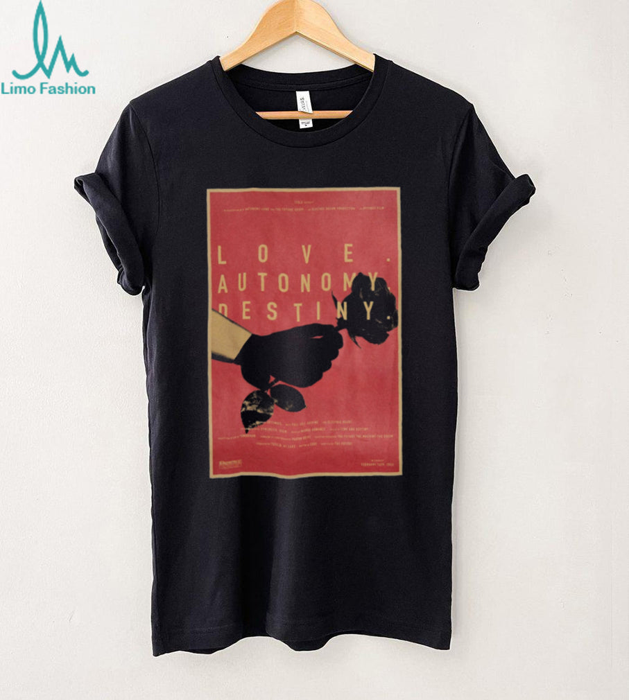 Tesla Love Autonomy Destiny Rose Film Poster Graphic T Shirt