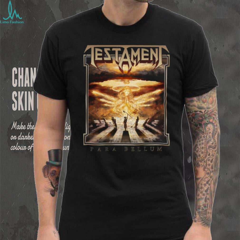 Testament Para Bellum Thrash Metal Band Art T Shirt