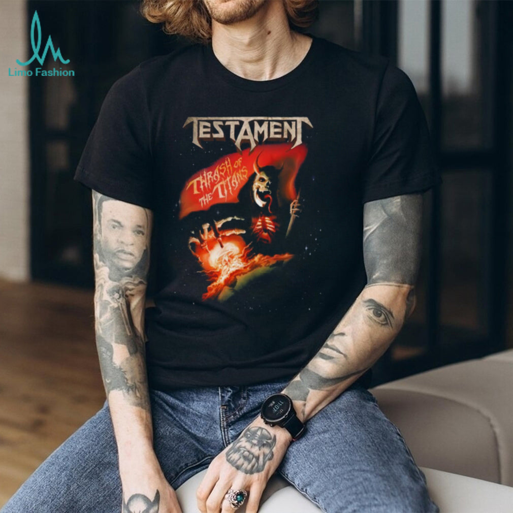 Testament Thrash of the Titans Heavy Metal Band Graphic T Shirt