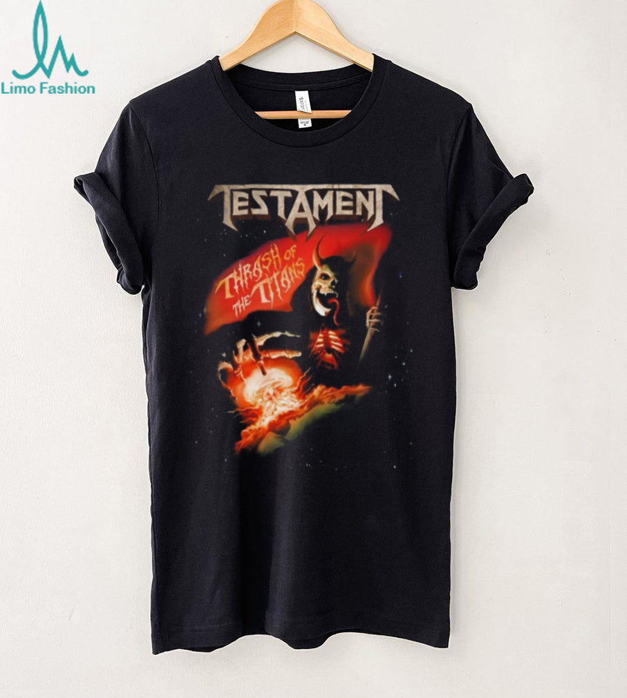 Testament Thrash of the Titans Heavy Metal Band Graphic T Shirt