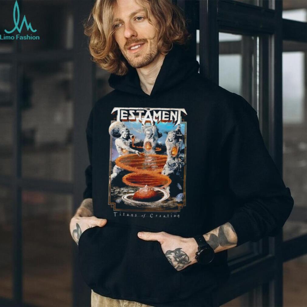 Testament Titans of Creation Album Art Graphic T Shirt