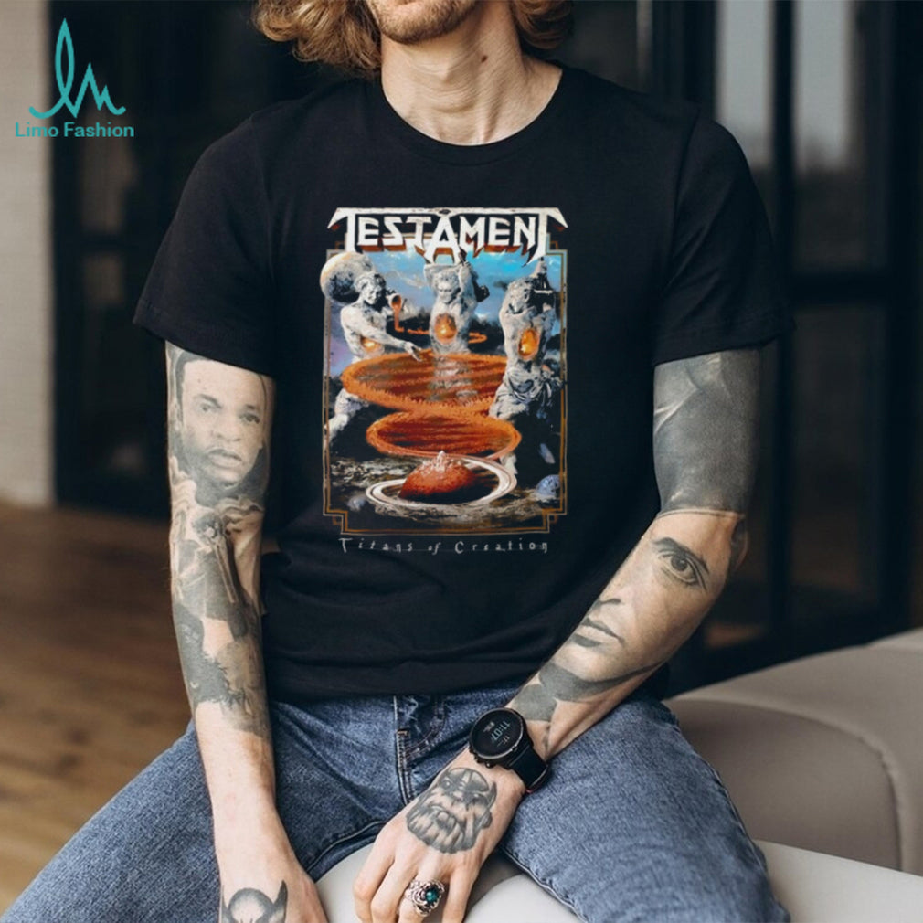 Testament Titans of Creation Album Art Graphic T Shirt
