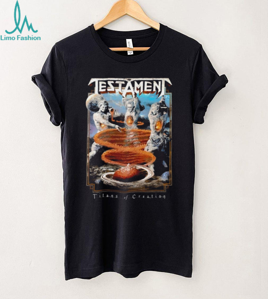 Testament Titans of Creation Album Art Graphic T Shirt