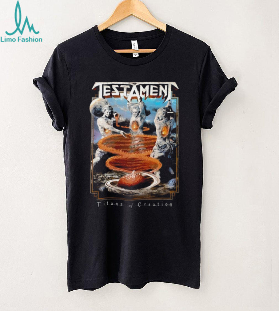 Testament Titans of Creation Album Cover Heavy Metal T Shirt