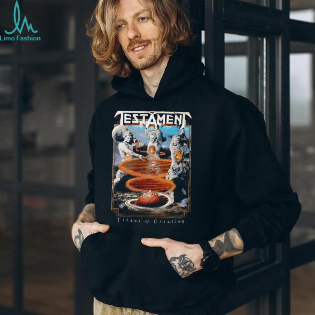 Testament Titans of Creation Album Cover Heavy Metal T Shirt