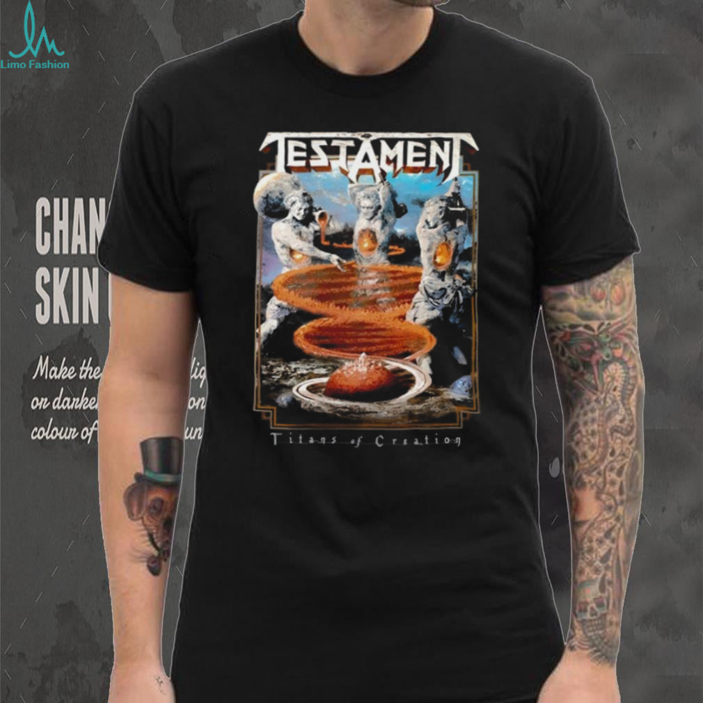 Testament Titans of Creation Album Cover Heavy Metal T Shirt