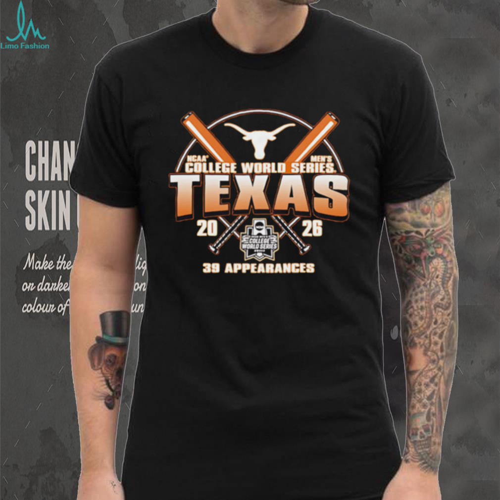 Texas Longhorns 2026 College World Series Bound 39 Appearances shirt