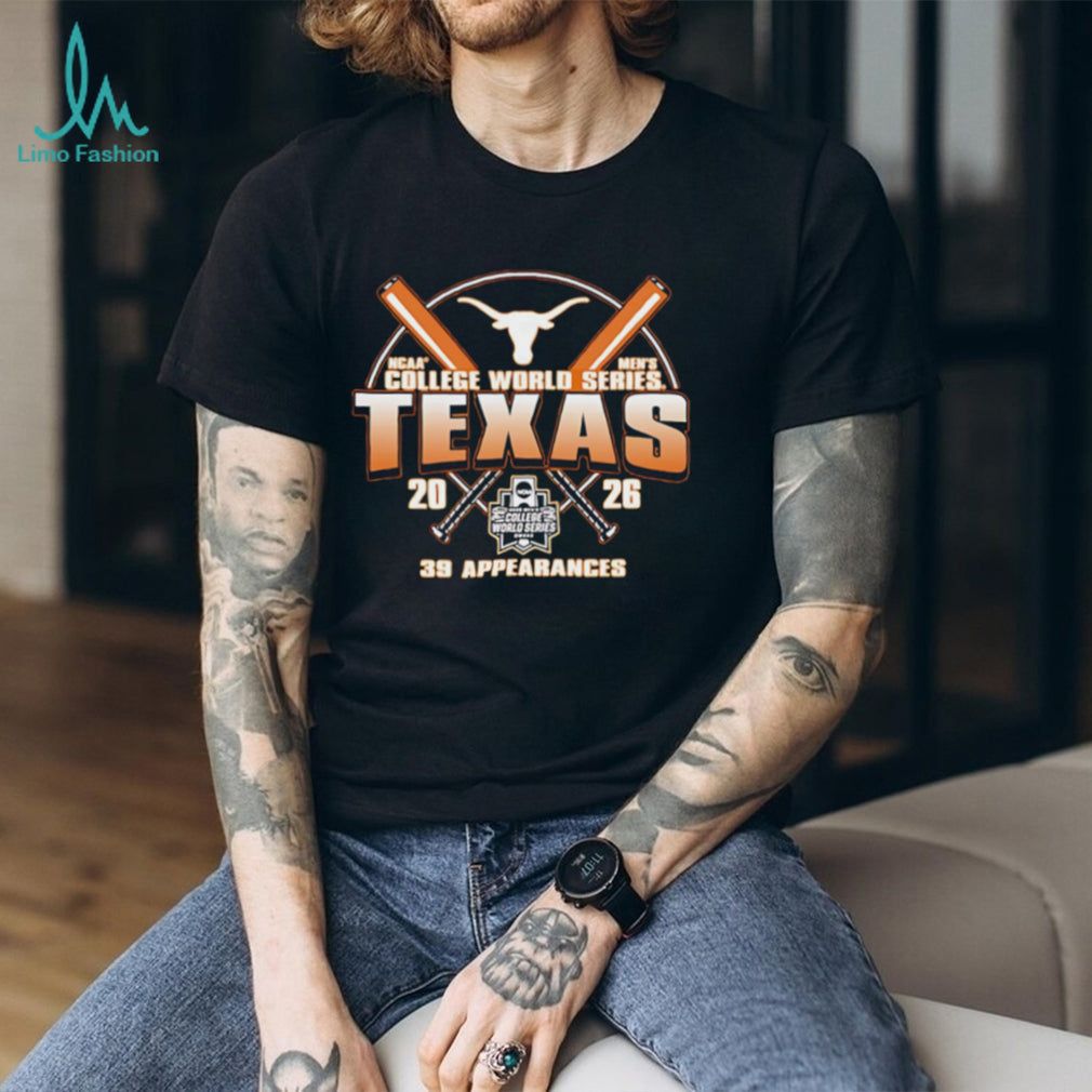 Texas Longhorns 2026 College World Series Bound 39 Appearances shirt