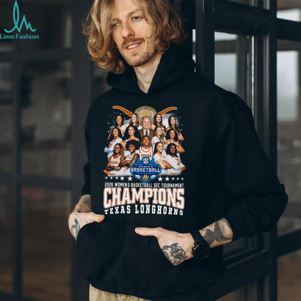 Texas Longhorns 2026 Women’s Basketball SEC Tournament Champions T Shirt