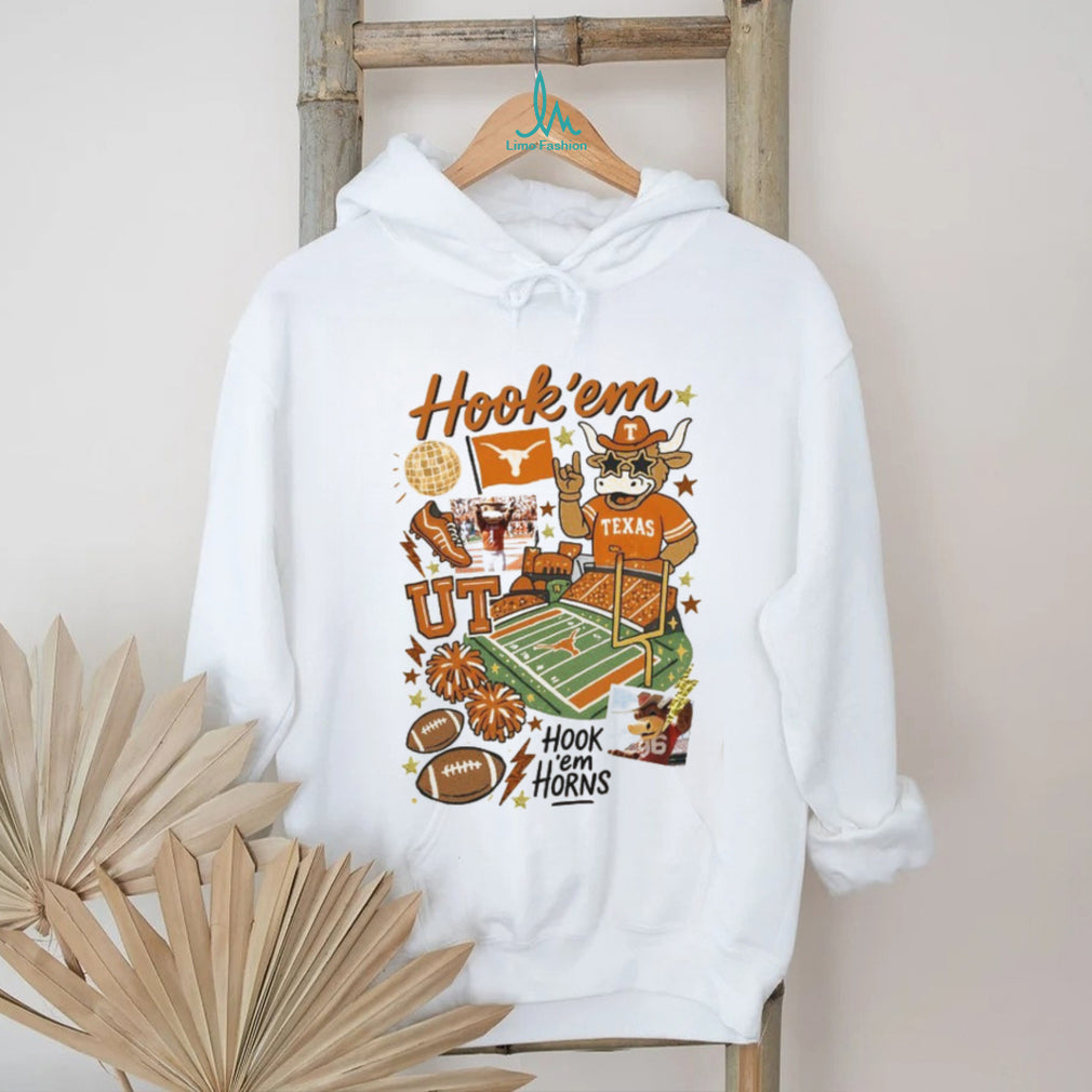 Texas Longhorns Game Day Hook ’em Horns Vintage Aesthetic T Shirt