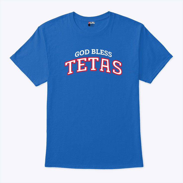 Texas Rangers God Bless Tetas T Shirt