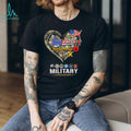Texas Rangers Military Appreciation Month Camo Heart T Shirt