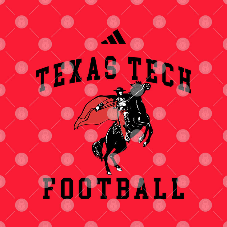 Texas Tech Football Masked Rider T Shirt