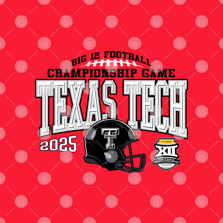 Texas Tech Red Raiders Big 12 Championship 2025 Football T Shirt