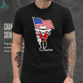 Texas Tech Red Raiders Mascot American Flag Patriotic T Shirt