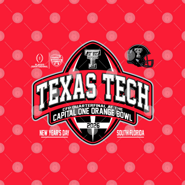Texas Tech Red Raiders Orange Bowl 2025-26 CFP Quarter T Shirt
