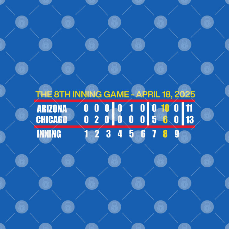 The 8th Inning Game April 18 2025 Chicago Cubs T Shirt