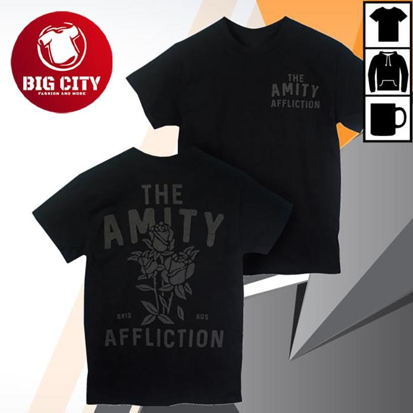 The Amity Affliction Bouquet Black Two Sided Shirt
