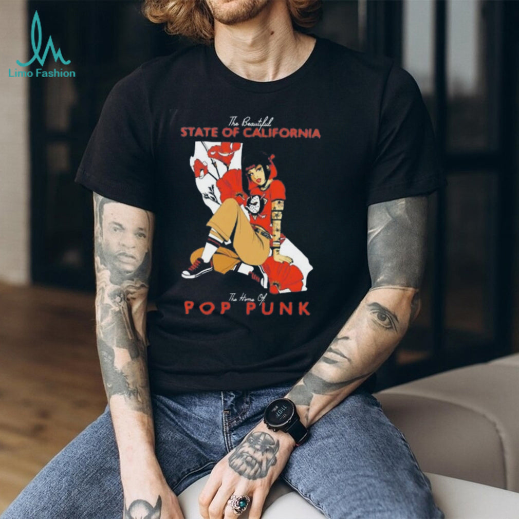 The Beautiful State of California The Home of Pop Punk shirt