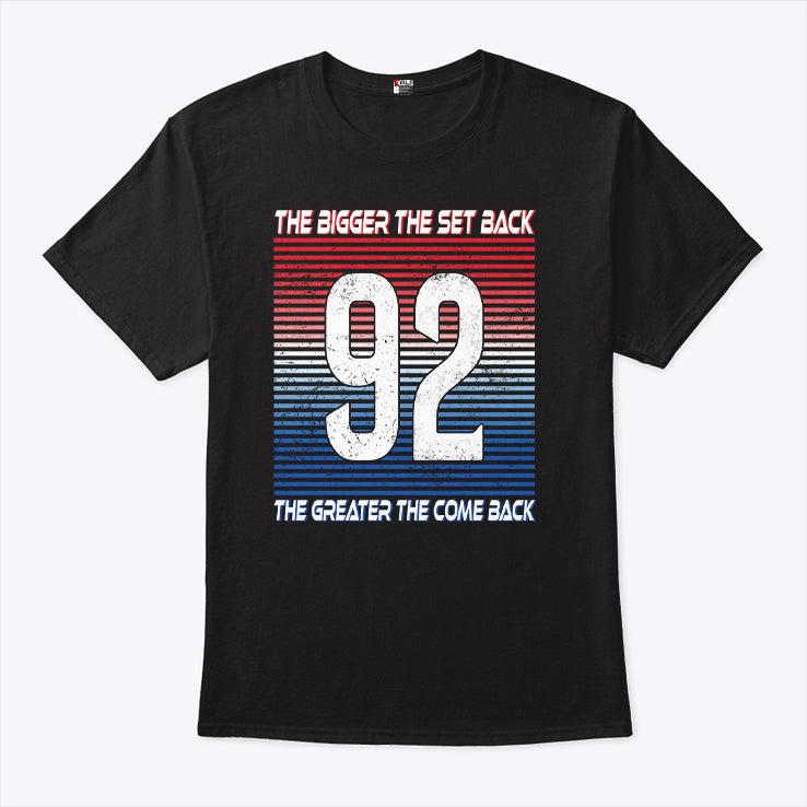 Gabriel Landeskog The Bigger The Set Back The Greater The Come Back Shirt