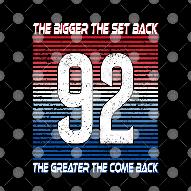 Gabriel Landeskog The Bigger The Set Back The Greater The Come Back Shirt