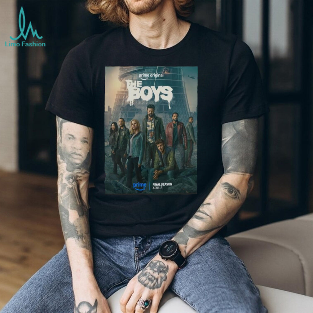 The Boys Prime Original Series Final Season Cast Poster T Shirt