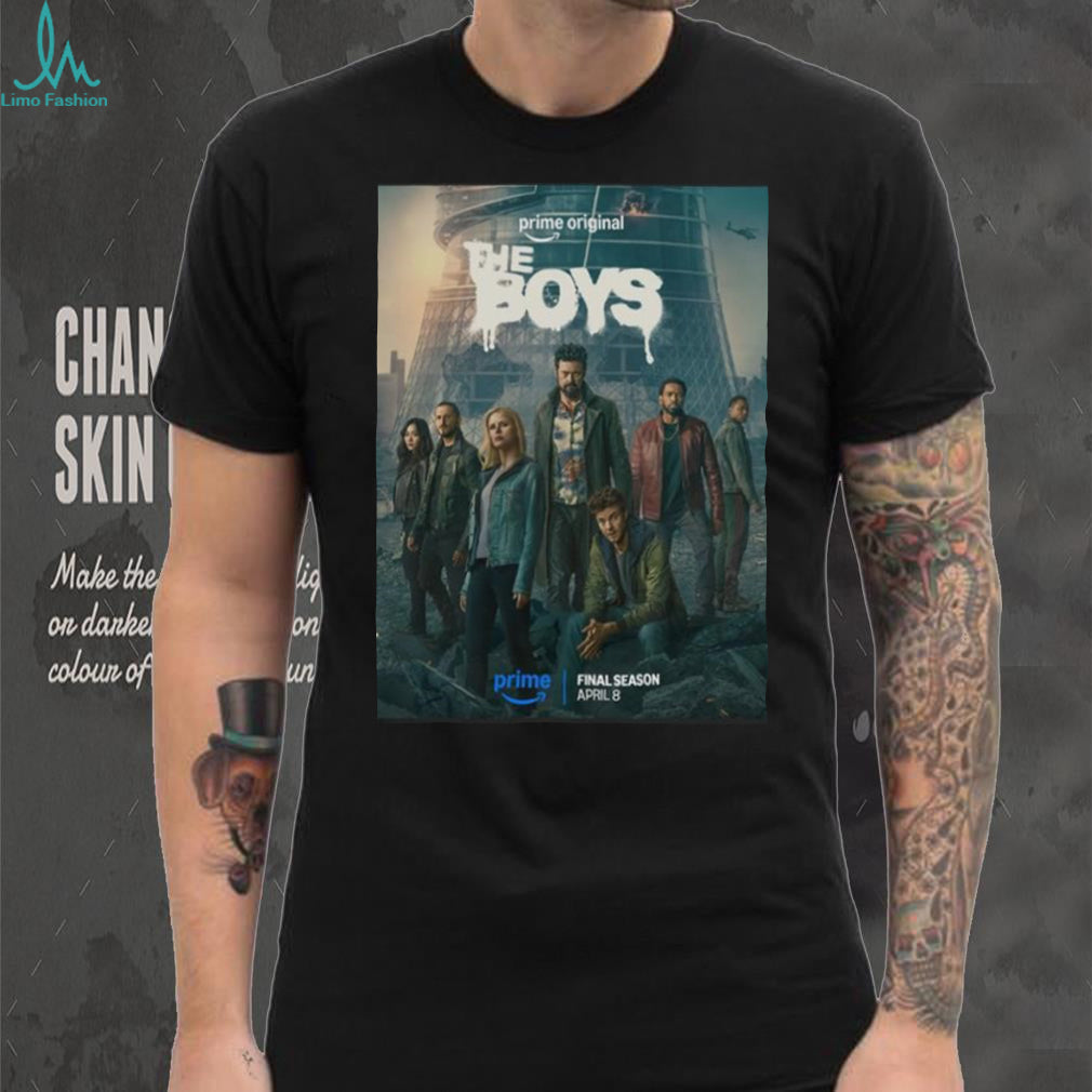 The Boys Prime Original Series Final Season Cast Poster T Shirt