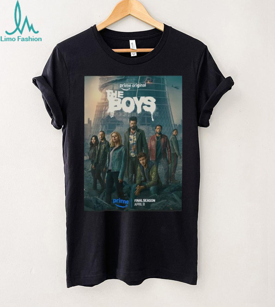 The Boys Prime Original Series Final Season Cast Poster T Shirt