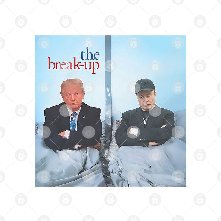 The Break Up Trump And Elon Musk Shirt