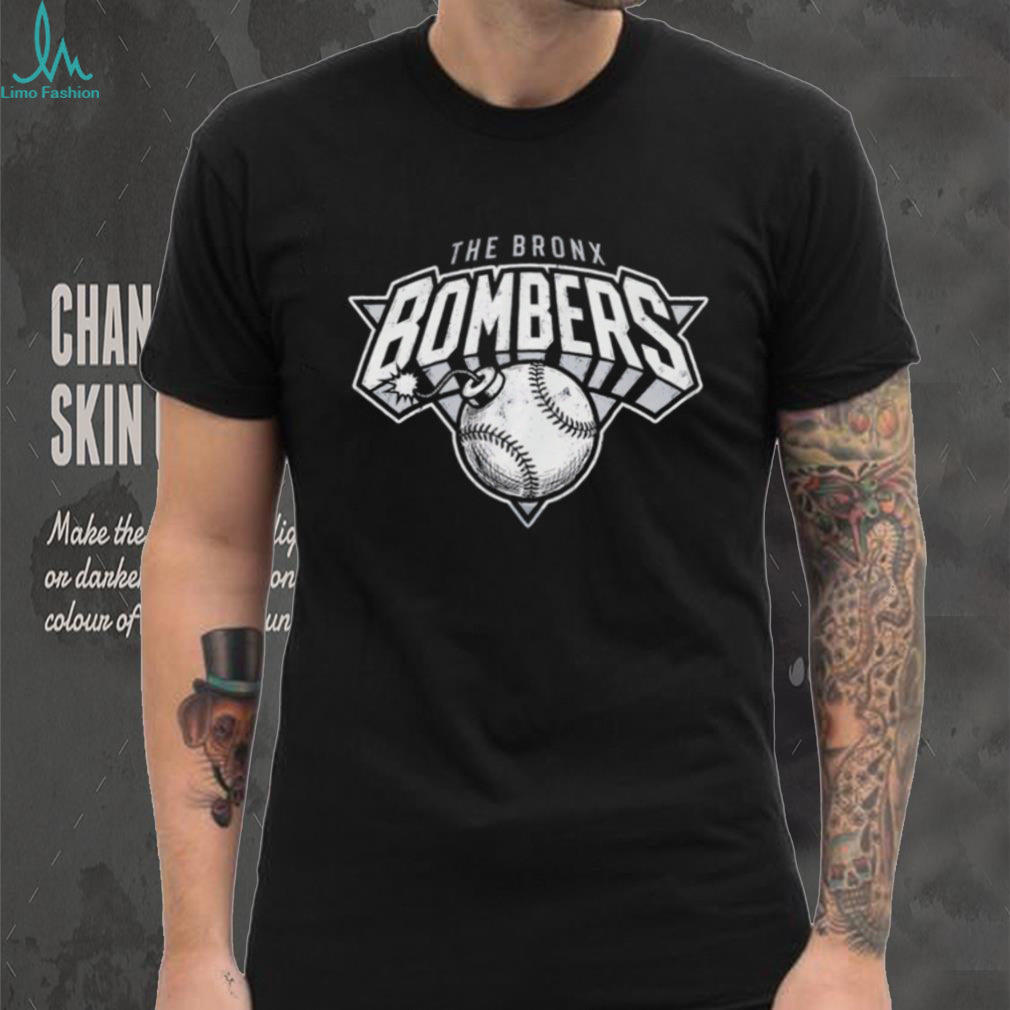 The Bronx Bombers Baseball Baseball Bomb Graphic T Shirt New York Fan T Shirt