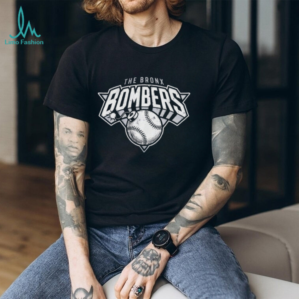 The Bronx Bombers Baseball Baseball Bomb Graphic T Shirt New York Fan T Shirt