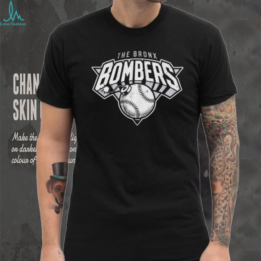 The Bronx Bombers New York Baseball Vintage Logo T Shirt