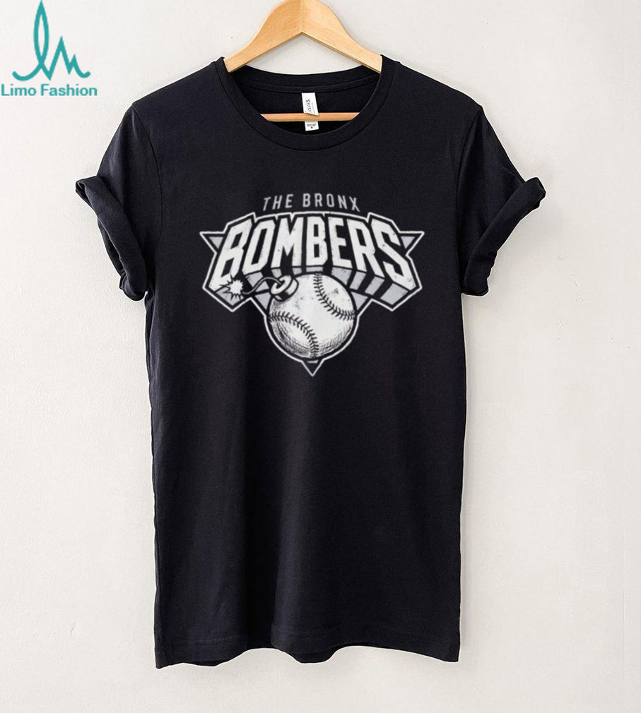 The Bronx Bombers New York Baseball Vintage Logo T Shirt